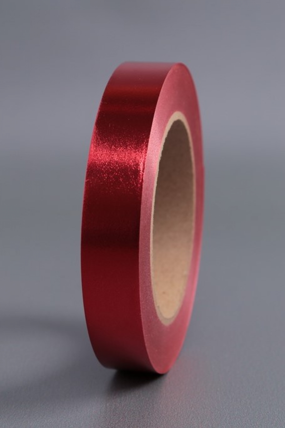 Подарочная Декоративная Лента металлизированная - 2х50у Красная М200