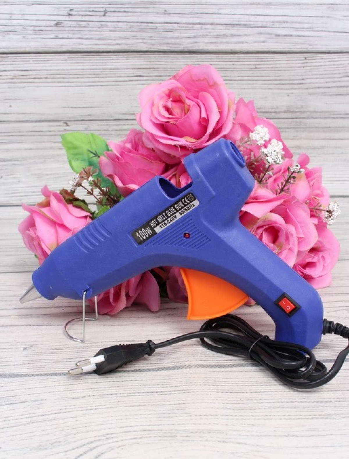 Клеевой термопистолет d11мм  с переключателем GLUE GUN GT-10	00056823