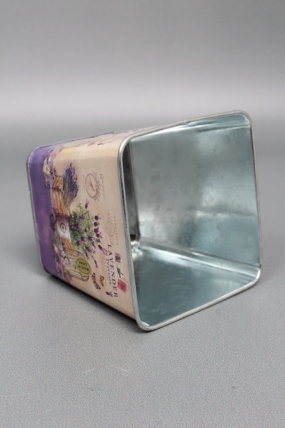 Декоративное кашпо "Прованс" 9.5X9.5XH9CM. металл  0592М