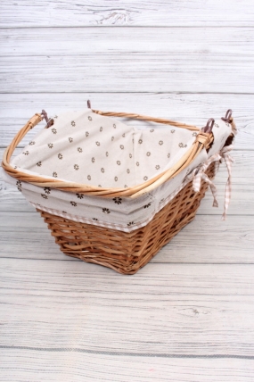 Корзина из ивы 38*23*21, прямоугольник, натуральный 4471Н